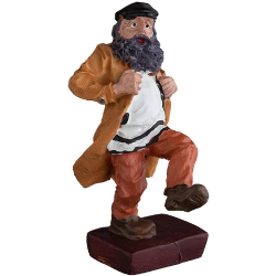 Polyresin Hassidic Figurine- Dancing
