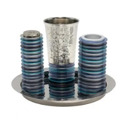 Havdallah Set - Discs - Blue