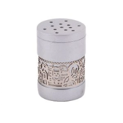 Spice Box + Metal Cutout Jerusalem - Aluminium
