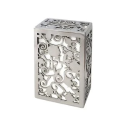 Tzedakah Box - Metal Cutout - White
