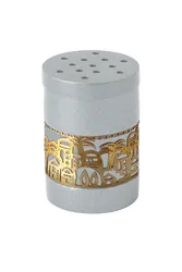 Spice Box + Metal Cutout Jerusalem - Silver