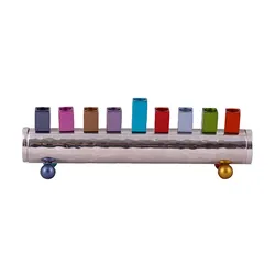 Hanukkah Menorah - Round Strip - Small - Multicolor