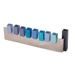 Hanukkah Menorah "L" - Blue