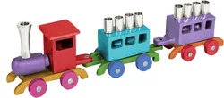 Hanukkah Menorah - Train - Multicolor