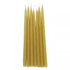 Small Shamash candle- natural wax