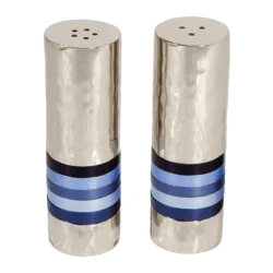 Salt & Pepper Shakers - Rings - Blue