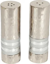 Salt & Pepper Shakers - Rings - Silver