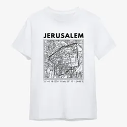 Jerusalem map-white